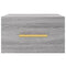 vidaXL Wall-mounted Bedside Cabinets 2 pcs Grey Sonoma 35x35x20 cm