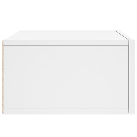 vidaXL Wall-mounted Bedside Cabinet White 35x35x20 cm