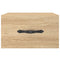 vidaXL Wall-mounted Bedside Cabinet Sonoma Oak 35x35x20 cm