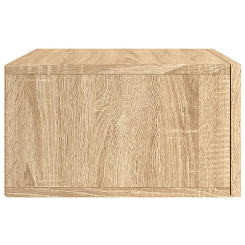 vidaXL Wall-mounted Bedside Cabinet Sonoma Oak 35x35x20 cm