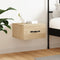 vidaXL Wall-mounted Bedside Cabinet Sonoma Oak 35x35x20 cm
