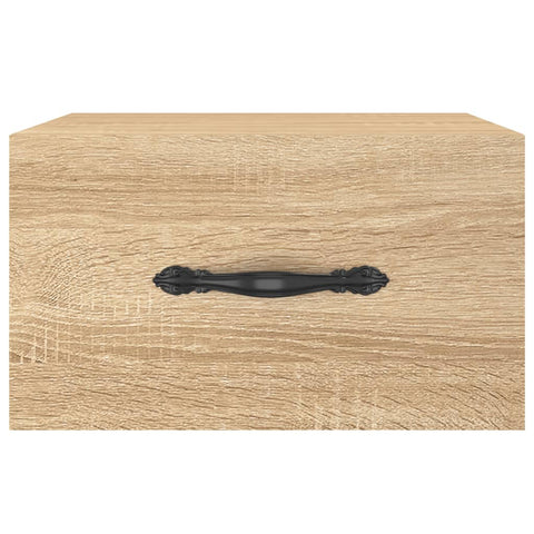 vidaXL Wall-mounted Bedside Cabinets 2 pcs Sonoma Oak 35x35x20 cm