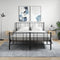 vidaXL Wall-mounted Bedside Cabinets 2 pcs Sonoma Oak 35x35x20 cm