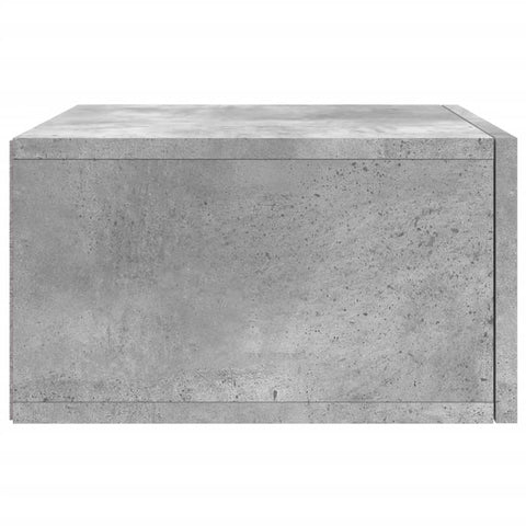 vidaXL Wall-mounted Bedside Cabinet Concrete Grey 35x35x20 cm