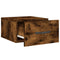 vidaXL Wall-mounted Bedside Cabinets 2 pcs Smoked Oak 35x35x20 cm