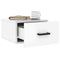 vidaXL Wall-mounted Bedside Cabinet High Gloss White 35x35x20 cm