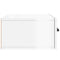 vidaXL Wall-mounted Bedside Cabinet High Gloss White 35x35x20 cm