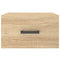 vidaXL Wall-mounted Bedside Cabinets 2 pcs Sonoma Oak 35x35x20 cm