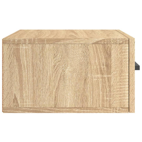 vidaXL Wall-mounted Bedside Cabinets 2 pcs Sonoma Oak 35x35x20 cm
