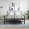 vidaXL Wall-mounted Bedside Cabinets 2 pcs Sonoma Oak 35x35x20 cm
