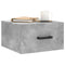 vidaXL Wall-mounted Bedside Cabinets 2 pcs Concrete Grey 35x35x20 cm
