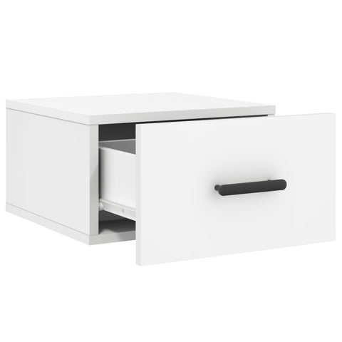 vidaXL Wall-mounted Bedside Cabinet White 35x35x20 cm