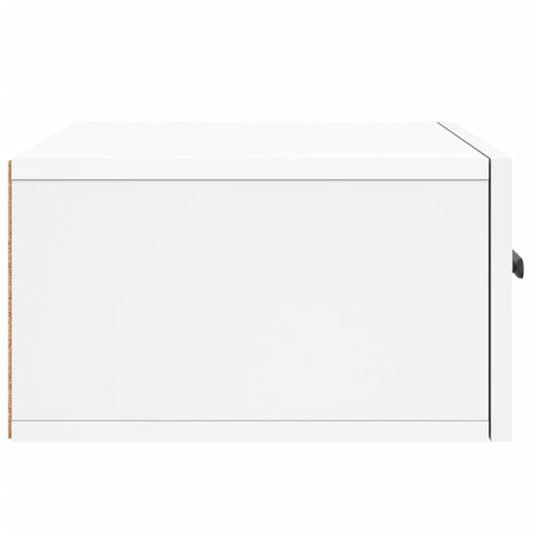 vidaXL Wall-mounted Bedside Cabinet White 35x35x20 cm