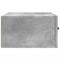 vidaXL Wall-mounted Bedside Cabinets 2 pcs Concrete Grey 35x35x20 cm