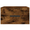 vidaXL Wall-mounted Bedside Cabinet Smoked Oak 35x35x20 cm