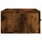 vidaXL Wall-mounted Bedside Cabinets 2 pcs Smoked Oak 35x35x20 cm