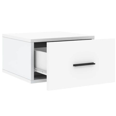 vidaXL Wall-mounted Bedside Cabinet White 35x35x20 cm