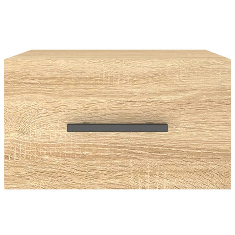 vidaXL Wall-mounted Bedside Cabinet Sonoma Oak 35x35x20 cm