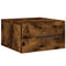 vidaXL Wall-mounted Bedside Cabinets 2 pcs Smoked Oak 35x35x20 cm
