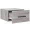 vidaXL Wall-mounted Bedside Cabinets 2 pcs Grey Sonoma 35x35x20 cm