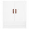 vidaXL Wall Cabinet White 60x31x70 cm Engineered Wood
