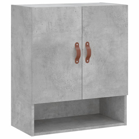 vidaXL Wall Cabinet Concrete Grey 60x31x70 cm Engineered Wood