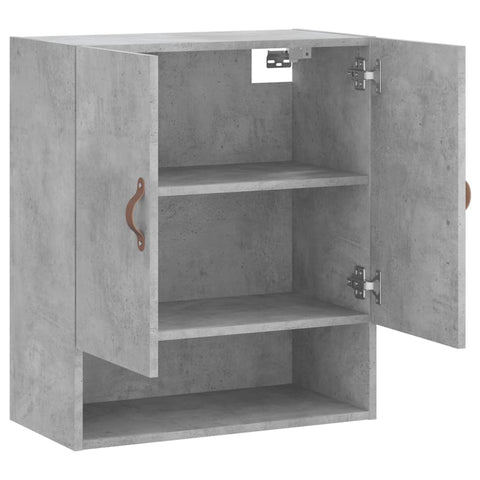 vidaXL Wall Cabinet Concrete Grey 60x31x70 cm Engineered Wood