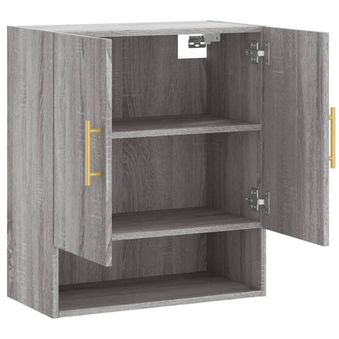 vidaXL Wall Cabinet Grey Sonoma 60x31x70 cm Engineered Wood