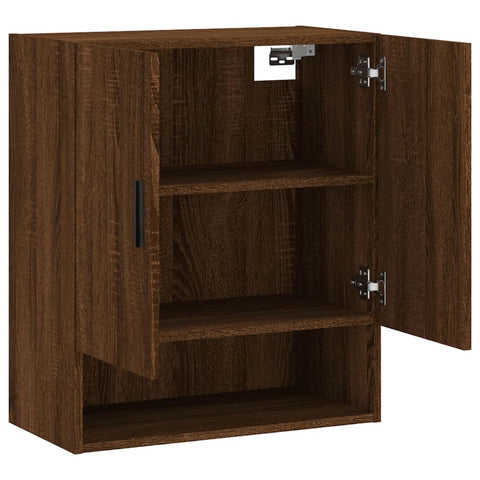 vidaXL Wall Cabinet Brown Oak 60x31x70 cm Engineered Wood