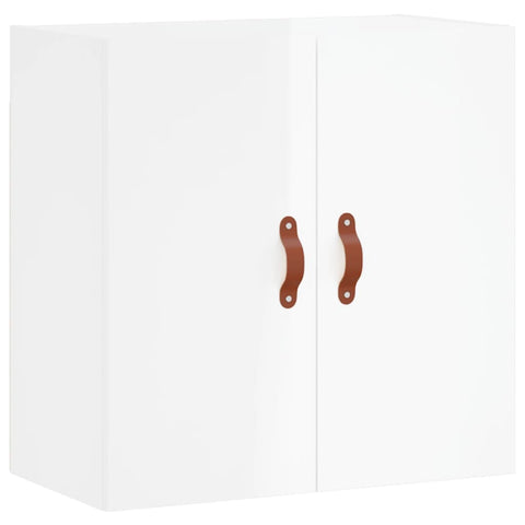 vidaXL Wall Cabinet High Gloss White 60x31x60 cm Engineered Wood