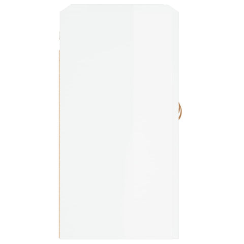 vidaXL Wall Cabinet High Gloss White 60x31x60 cm Engineered Wood