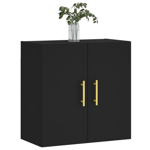 vidaXL Wall Cabinet Black 60x31x60 cm Engineered Wood