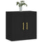 vidaXL Wall Cabinet Black 60x31x60 cm Engineered Wood