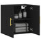 vidaXL Wall Cabinet Black 60x31x60 cm Engineered Wood