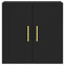 vidaXL Wall Cabinet Black 60x31x60 cm Engineered Wood