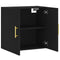 vidaXL Wall Cabinet Black 60x31x60 cm Engineered Wood