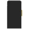 vidaXL Wall Cabinet Black 60x31x60 cm Engineered Wood