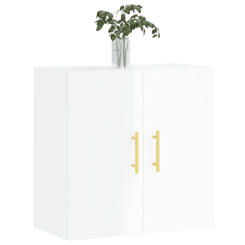 vidaXL Wall Cabinet High Gloss White 60x31x60 cm Engineered Wood