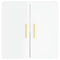 vidaXL Wall Cabinet High Gloss White 60x31x60 cm Engineered Wood
