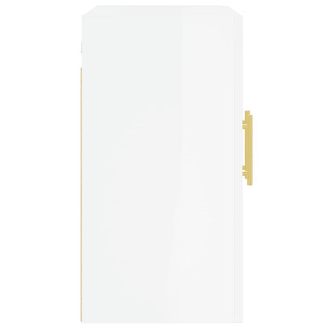 vidaXL Wall Cabinet High Gloss White 60x31x60 cm Engineered Wood