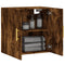 vidaXL Wall Cabinet Smoked Oak 60x31x60 cm Engineered Wood