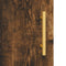 vidaXL Wall Cabinet Smoked Oak 60x31x60 cm Engineered Wood