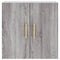 vidaXL Wall Cabinet Grey Sonoma 60x31x60 cm Engineered Wood