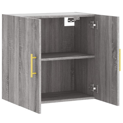 vidaXL Wall Cabinet Grey Sonoma 60x31x60 cm Engineered Wood