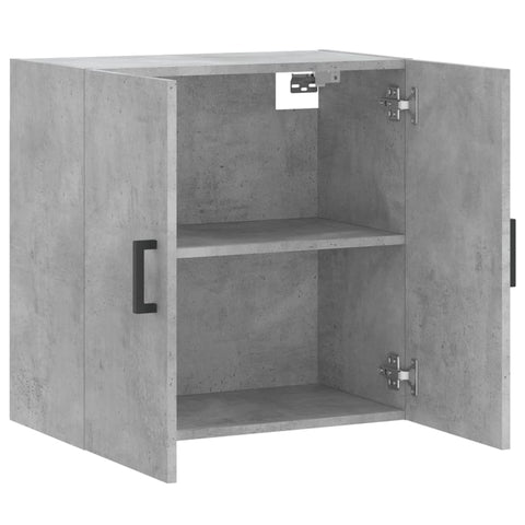 vidaXL Wall Cabinet Concrete Grey 60x31x60 cm Engineered Wood