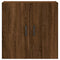 vidaXL Wall Cabinet Brown Oak 60x31x60 cm Engineered Wood