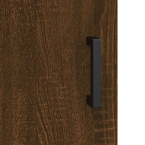 vidaXL Wall Cabinet Brown Oak 60x31x60 cm Engineered Wood