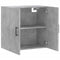vidaXL Wall Cabinet Concrete Grey 60x31x60 cm Engineered Wood