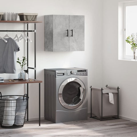 vidaXL Wall Cabinet Concrete Grey 60x31x60 cm Engineered Wood