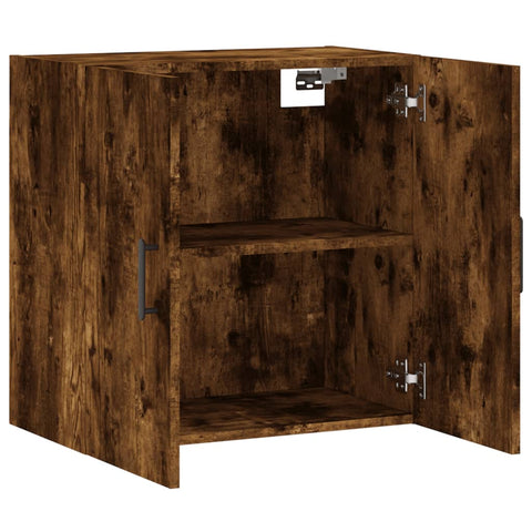 vidaXL Wall Cabinet Smoked Oak 60x31x60 cm Engineered Wood
